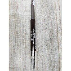 NWT essence Wow What A Brow Pen Waterproof 02 Brown Dual Ended Spoolie New